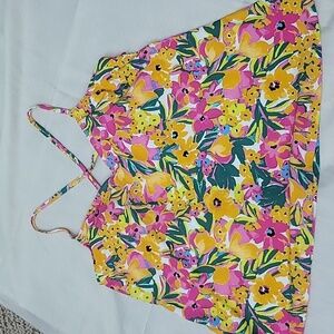 Anne Cole Sunshine Floral Tankini Woman Size SMALL